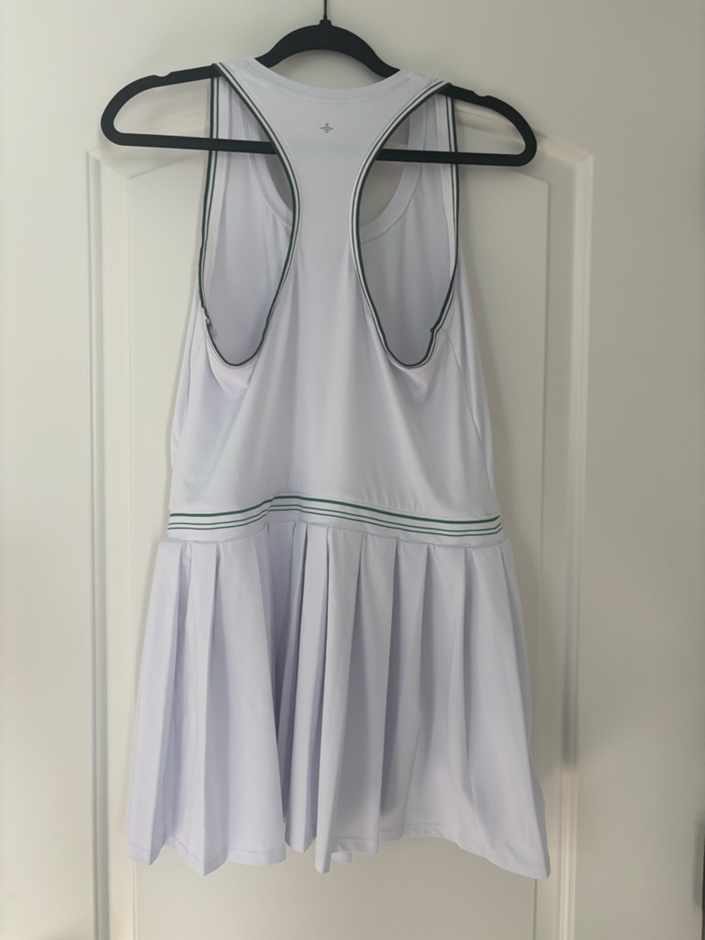 NWOT Halara Racerback Color Block Stripe Pleated Mini Tennis Active Dress - Picture 9 of 11